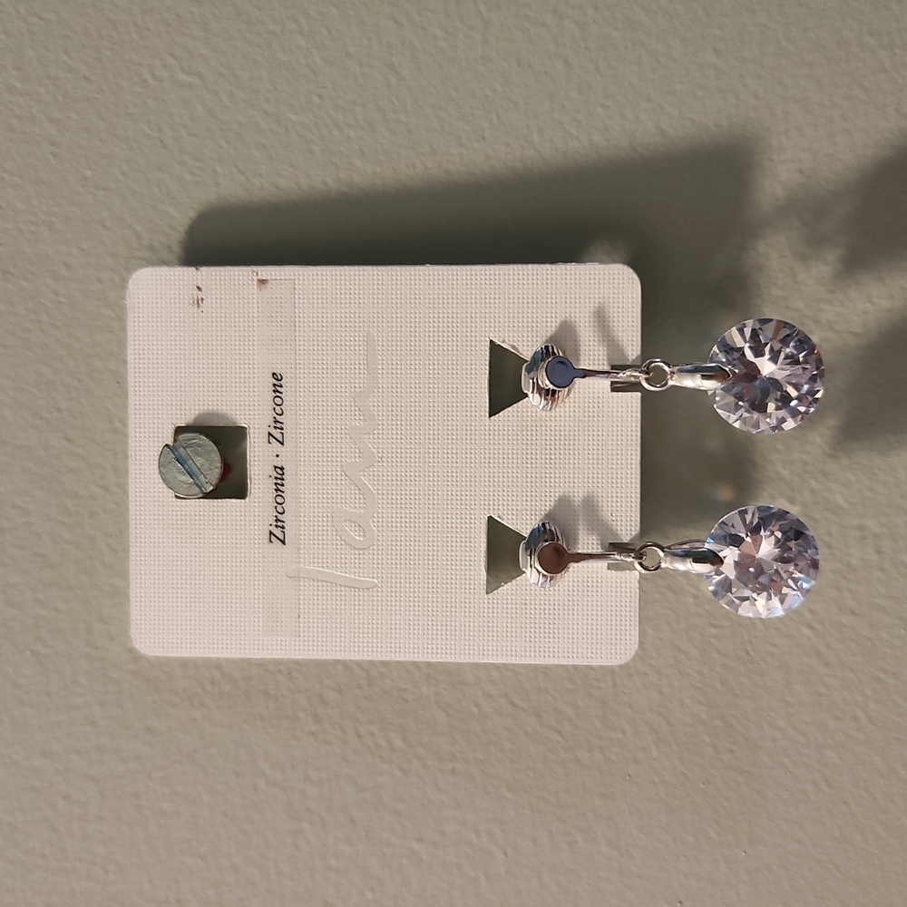 Zirconia Clip-on Earrings